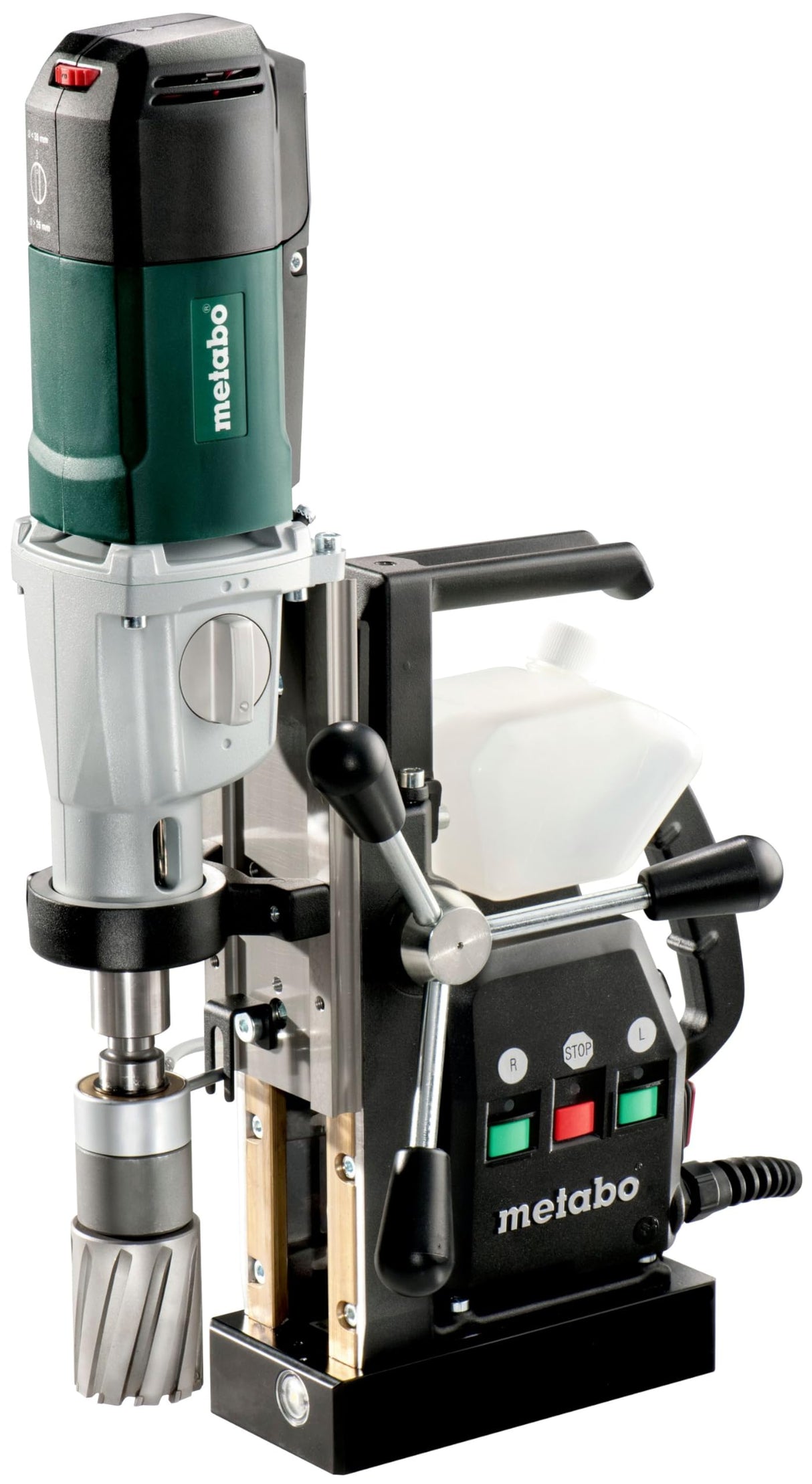 Metabo 600636500 600636500-Taladro magnético mag 50 1200W 2 velocidades, Negro, Verde, Gris
