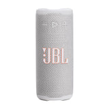 JBL Grip, Altavoz Bluetooth Compacto, Sonido JBL Pro, AI Sound Boost, Resistencia al Agua IP68, luz Ambiental, autonomía de 14 h, conexión Multi-Altavoz Auracast, aplicación JBL Portable, Blanco