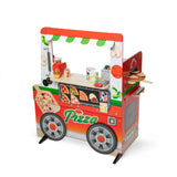 Melissa & Doug - Centro de Actividades con camioneta de Pizza de Madera, con Alimentos de Juguete, para niños y niñas de a Partir de 3 años