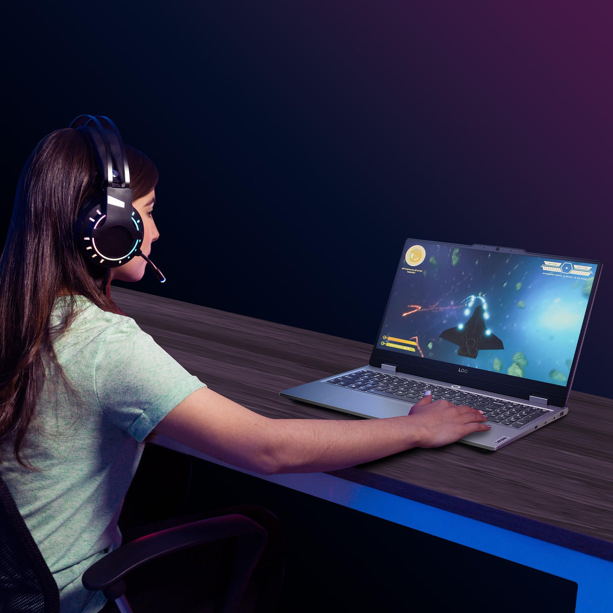 Lenovo LOQ Gen 9 - Ordenador Portátil Gaming IA 15.6" FHD, 144 Hz (Intel Core i5-12450HX, NVIDIA GeForce RTX 3050, 24 GB RAM, 512 GB SSD, Wi-Fi 6, Sin Sistema Operativo) Teclado QWERTY Español - Gris