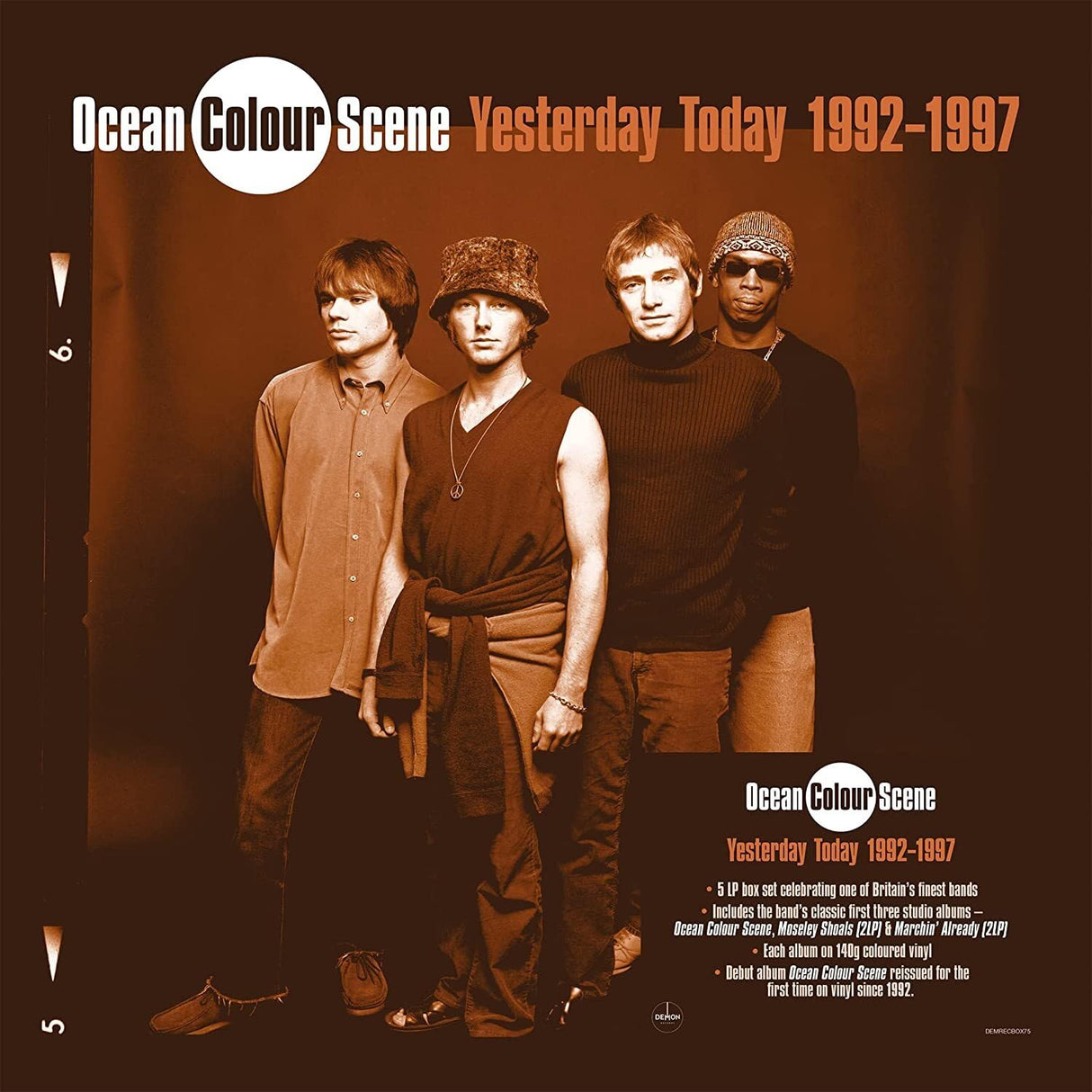 Ocean Colour Scene: Yesterday Today 1992 - 1997 (140g Blue, Orange & Red Vinyl) [Vinilo]