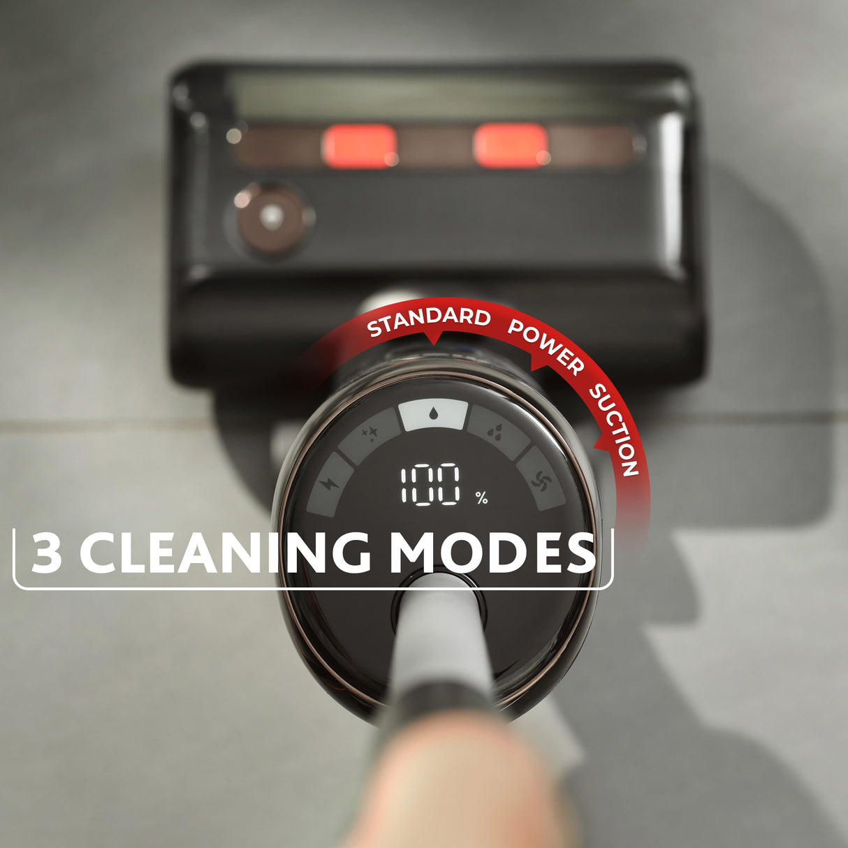 Vileda PureClean S5 Aspirador inalámbrico para Limpieza en seco y húmedo, Negro