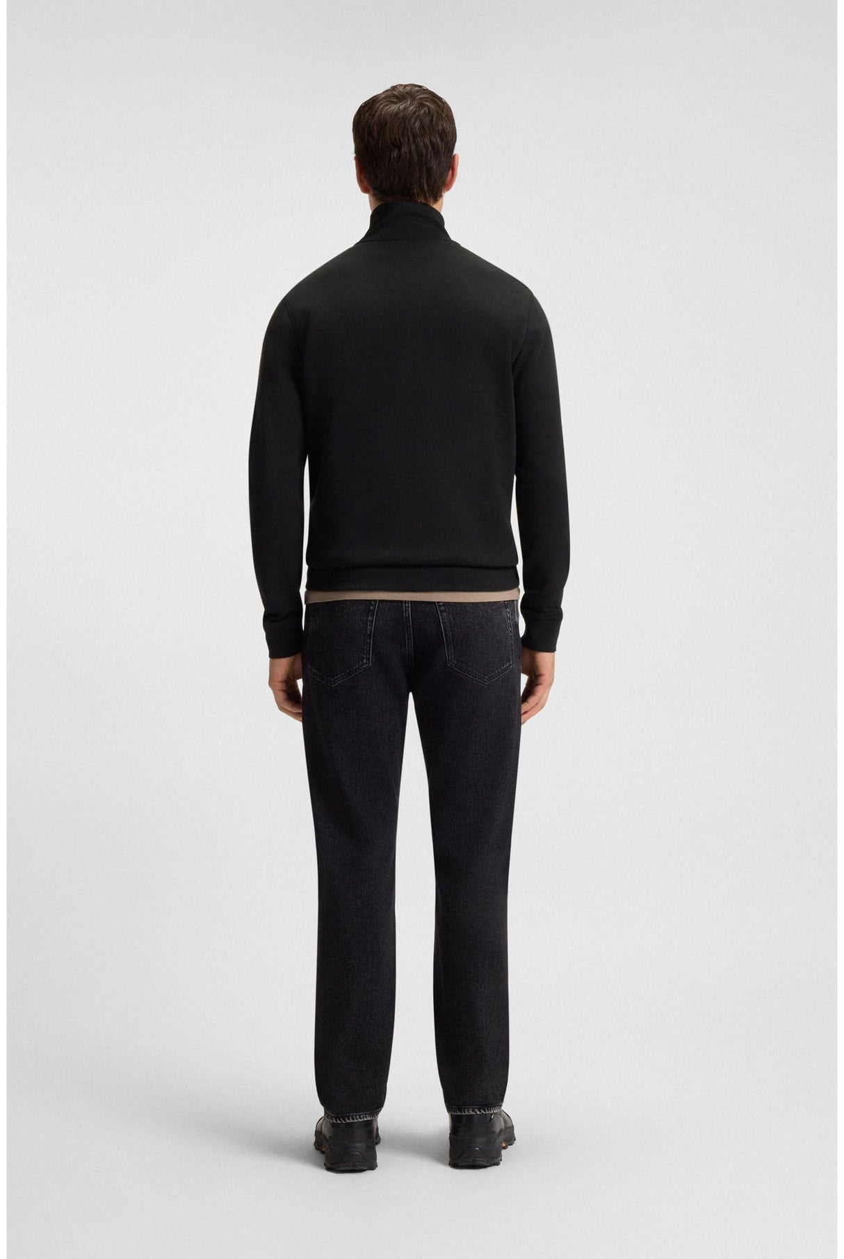 BOSS Zetrust, Sudadera para Hombre, Black1, L