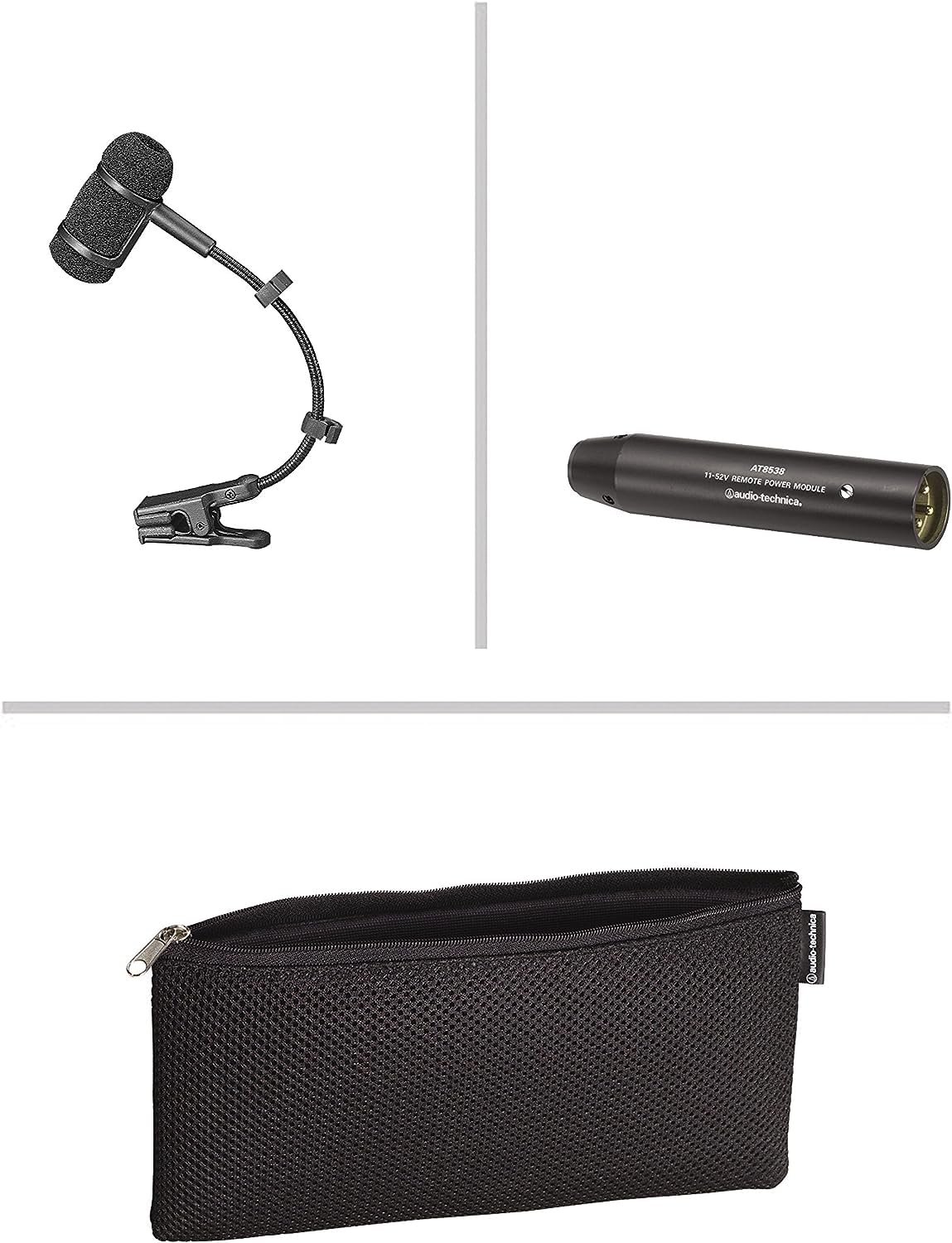 Audio-Technica PRO35 Micrófono de Condensador Cardioide con Clip para Instrumento Negro
