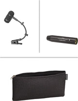 Audio-Technica PRO35 Micrófono de Condensador Cardioide con Clip para Instrumento Negro