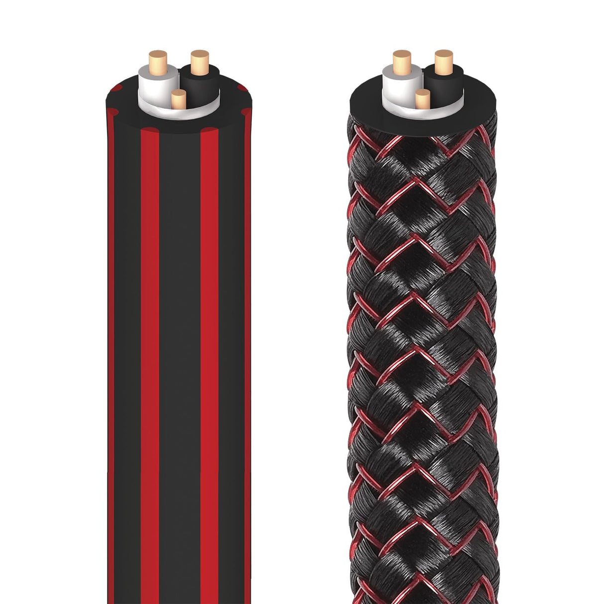 AudioQuest 0.5m Red River RCA cable de audio 0,5 m Negro - Cables de audio (RCA, RCA, 0,5 m, Negro)