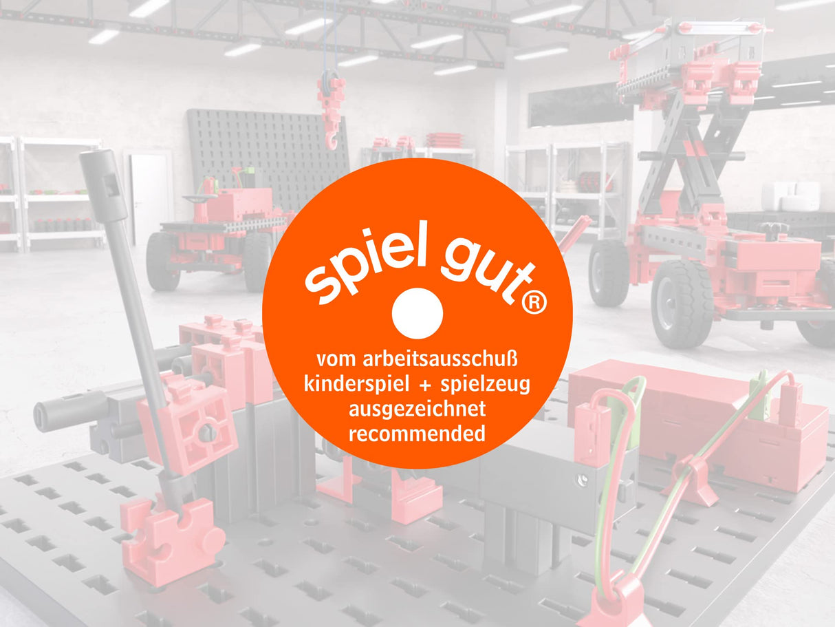 fischertechnik ADVANCED Mechanic & Static 2, 536622 – kit de construcción, juguete educativo para niños, 30 modelos, 1 motor, a partir de 9 años