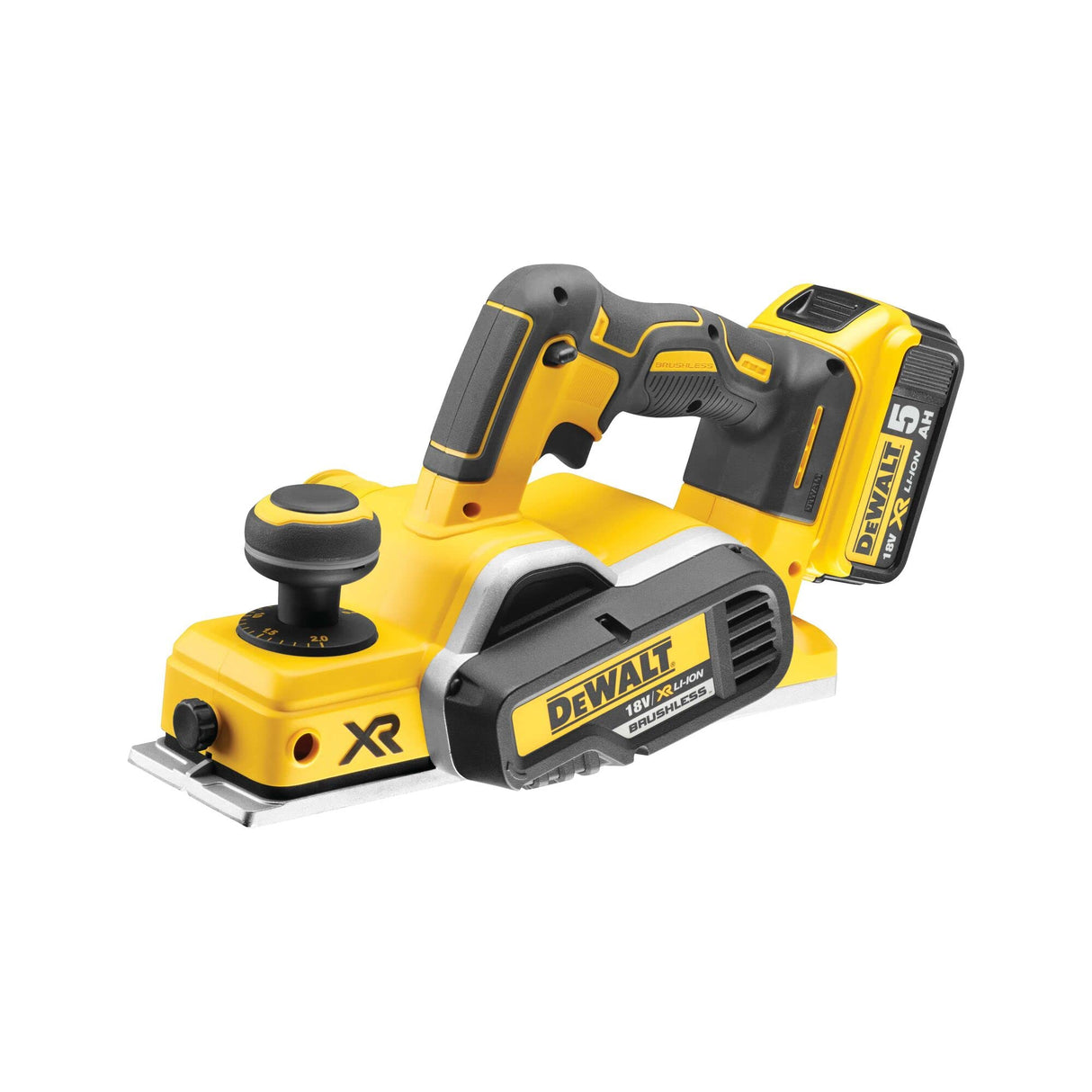 DeWalt Kit de herramientas eléctricas inalámbricas de 18 V, ideal para trabajar la madera, DCK665P3T-GB. Incluye DCD796: taladro combinado de 2 velocidades sin escobillas, cepilladora sin escobillas DCP580, multiherramienta sin escobillas DCS355+accesorio