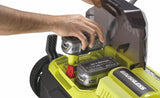 RYOBI - Escarificador Brushless Inalámbrico 18V ONE+ con 2 Baterías 4,0 Ah y Cargador de 2,0 A y Bolsa de Recogida 55l - Ancho 35cm - 4 Posiciones, 16 Cuchillas - Empuñadura Ajustable - RY18SFX35A-240