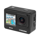 Kruger&Matz Cámara Deportiva 4K 60 FPS Visión P400 4GB RAM Pantalla 2" 320 x 240 Pixeles WiFi Micrófono Funda Impermeable KM0292