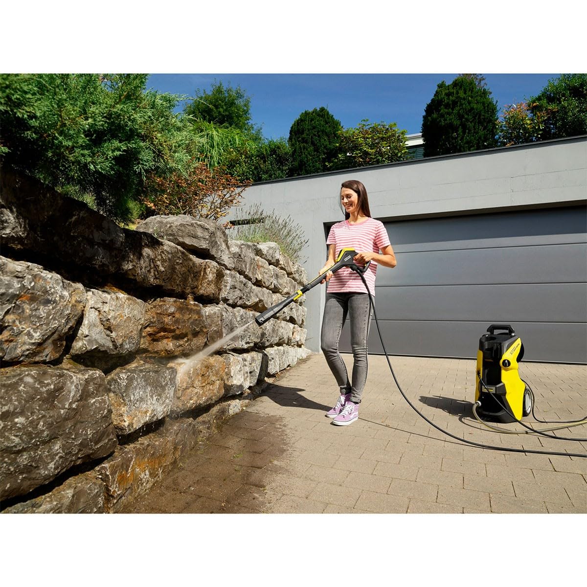 Kärcher Hidrolimpiadora K 7 Premium Smart Control Home, presión: 180 Bar, caudal: 600 l/h, Rendimiento: 60 m²/h, Filtro de Agua, Peso: 17,9 kg, Pistola y Manguera de Alta presión, Lanza Multi Jet