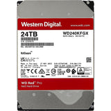 WD Red Pro 24TB NAS Disco Duro Interno 3,5" – 7200 RPM Clase, SATA 6Gb/s, CMR, 512MB Caché