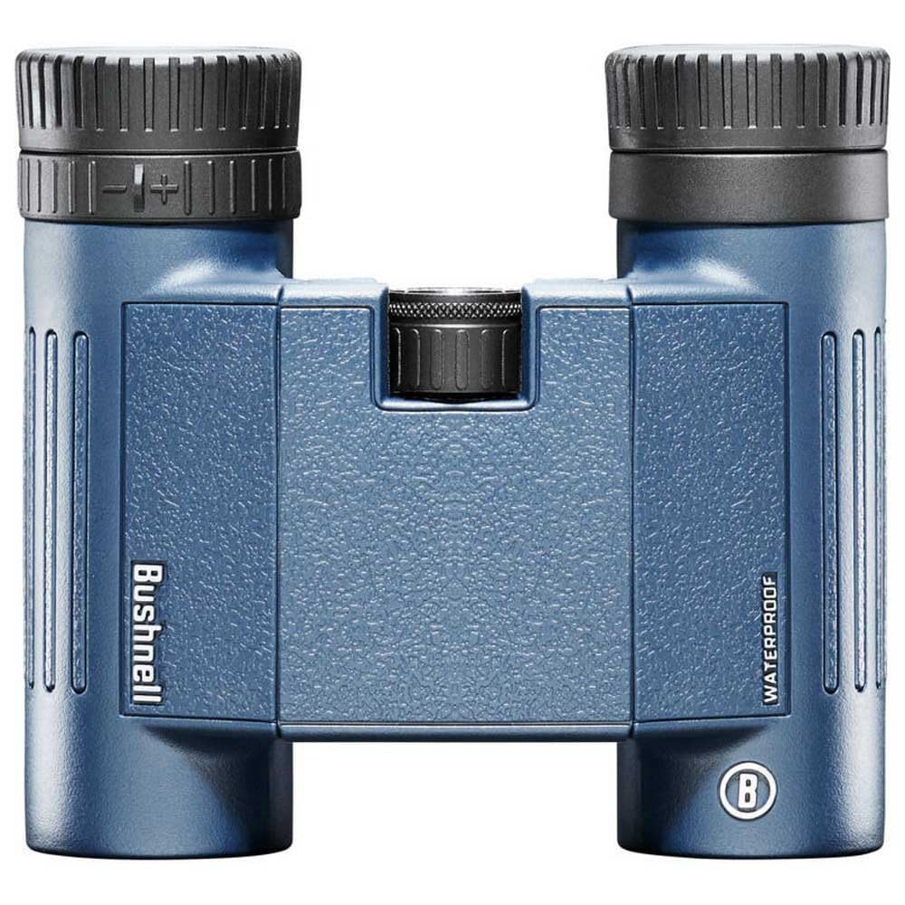 Bushnell - H2O 2 - Prismáticos - 12x25 - Prisma de Techo - Azul Oscuro - Completamente Multicoated - Impermeable/Niebla - Oculares giratorios - Deportes acuáticos - Náutica - 132105R