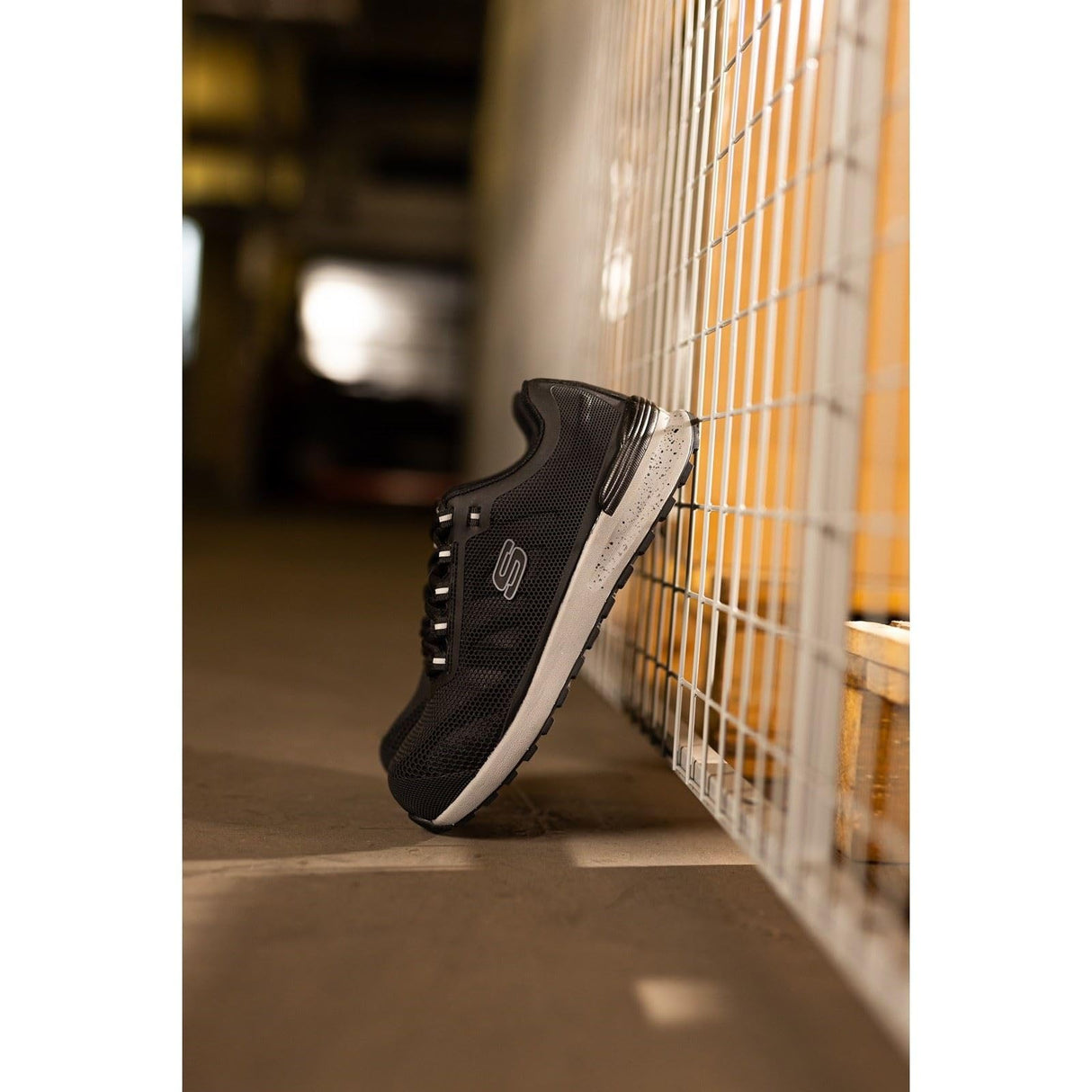 Skechers BULKLIN BRAGOO, Zapatillas para Hombre, Black KPU + Mesh, 39 EU