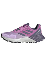 adidas Terrex Soulstride Rain.RDY Trail Running Shoes, Zapatillas Mujer, Preloved Purple/Preloved Violet/Powder Plum, 38 EU