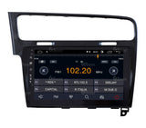 Radio de Coche Personalizada Golf 7 Android GPS Bluetooth WiFi Dab USB Full HD Touchscreen Display 10”