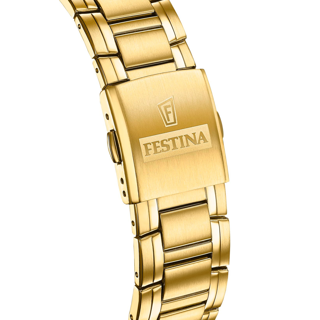 Reloj FESTINA para Hombre F20705/3 Timeless Chronograph Caja de Acero Inoxidable 316l Dorado Correa de Acero Inoxidable 316l Dorado