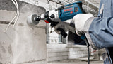 Bosch Professional GSB 24-2 - Taladro percutor (1100 W, 2 velocidades, 3000 rpm, Ø max perforación hormigón 22 mm, en maletín)