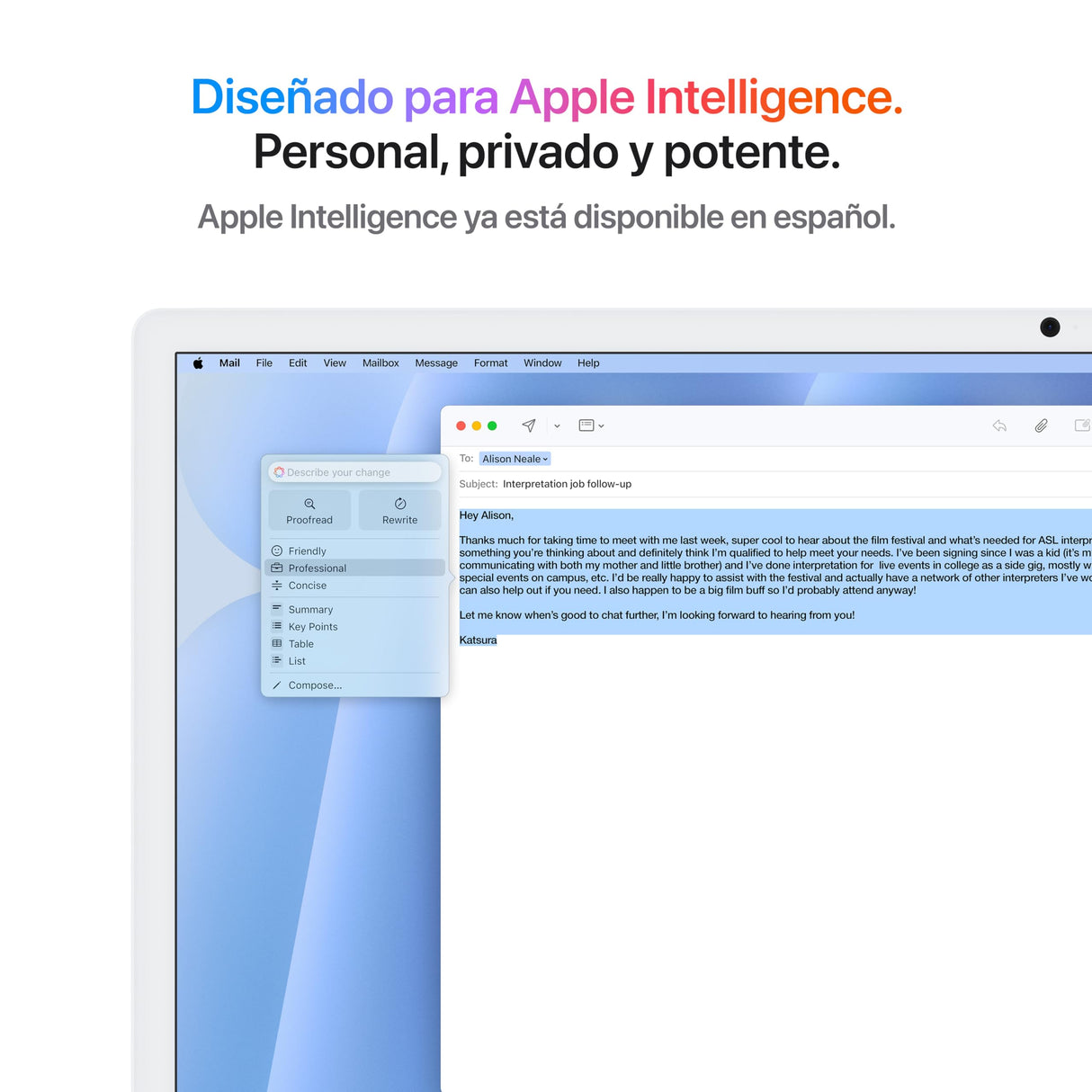 Apple iMac Ordenador de Mesa Todo en uno con Chip M4, CPU y GPU de 10 núcleos: diseñado para Apple Intelligence, Pantalla Retina de 24″, 16 GB de Memoria unificada, SSD de 256 GB - Azul