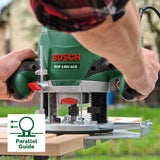Bosch Home and Garden POF 1400 ACE Fresadora de Superficie, 1400 W, en Maletín