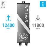 MSI SSD SPATIUM M570 Pro PCIe 5.0 NVMe M.2 2TB FROZR