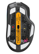 Glorious Gaming Model I 2 Wireless Ratón gaming inalámbrico - Híbrido 2,4 GHz y Bluetooth, superligero, 9 botones (2 intercambiables), RGB, gran batería, MMO/MOBA/FPS, reposapulgares lateral - Negro