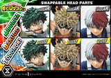 Prime 1 studio My Hero Academia - Estatuilla Midoriya, Bakugo & Todoroki Deluxe versión Extra