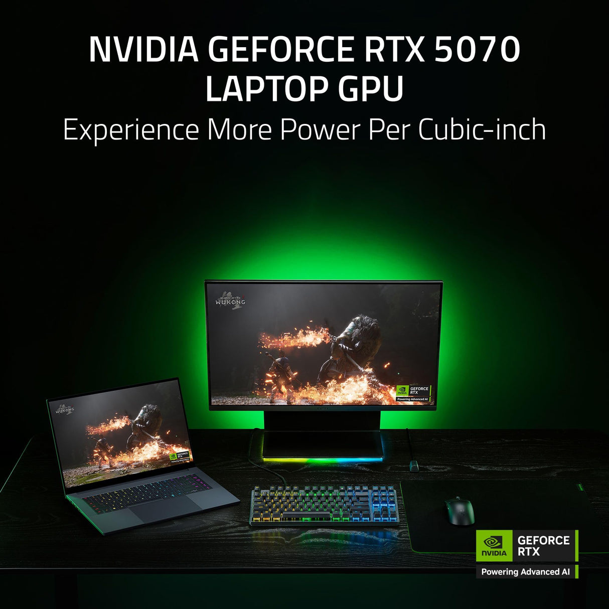 Razer Blade 16-16 Pulgada Portátil Gaming - NVIDIA RTX 5070 - AMD Ryzen AI 9 365-16" OLED Pantalla QHD+ 240Hz - 8000 MHz LPDDR5X 32GB Ram - SSD 1TB - Teclado US | Negro