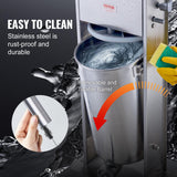 VEVOR Embutidora Manual de Salchichas Capacidad de 15 L Máquina de Salchichas Vertical de Acero Inoxidable con 5 Tubos de Relleno para Churros Salchichas para Restaurante Supermercado Cocina