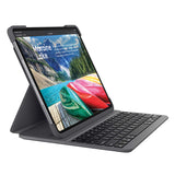 Logitech Slim Folio Pro Funda para iPad con Teclado Inalámbrico Bluetooth, iPad Pro 12,9 Pulgadas 3.ª Gen Modelos A1876, A1895, A1983, A2014, Teclas Retroiluminadas, Disposición QWERTY Italiano