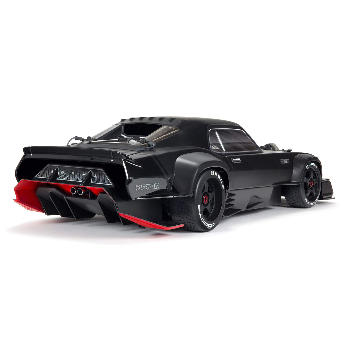 ARRMA ARA7617V2T1 1/7 Felony 6S BLX Street Bash All Road Muscle RTR Coche teledirigido (emisor y Receptor Incluido, Pilas y Cargador Necesario), Color Negro