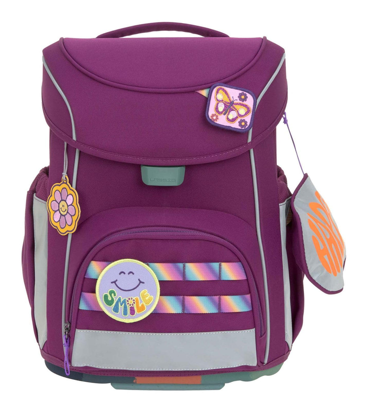 Lässig Set de Mochila Escolar de 7 Piezas para niños/School Set Slim Unique Lilac