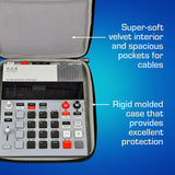 Analog Cases Funda Glide para The Teenage Engineering EP-133 KO II, Funda Protectora (Funda de Transporte, Material Exterior EVA, Cremallera, Dimensiones: 27 x 22 x 4 cm)