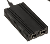 KALEA-INFORMATIQUE Cable Adaptador USB 4 Thunderbolt 3 10G a Red de Fibra 2 Puertos SFP+ con chipset Intel I82599