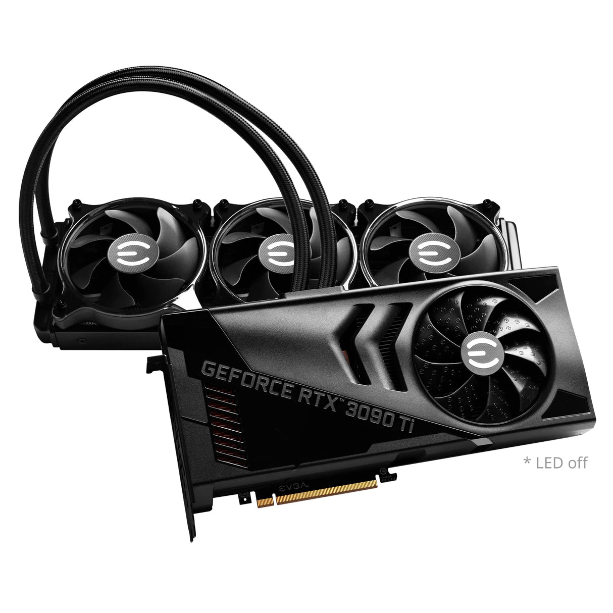 EVGA GeForce RTX 3090 Ti FTW3 ULTRA HYBRID GAMING, 24G-P5-4988-KR, 24GB GDDR6X, iCX3, HYBRID Cooler, ARGB LED, Backplate, Free eLeash