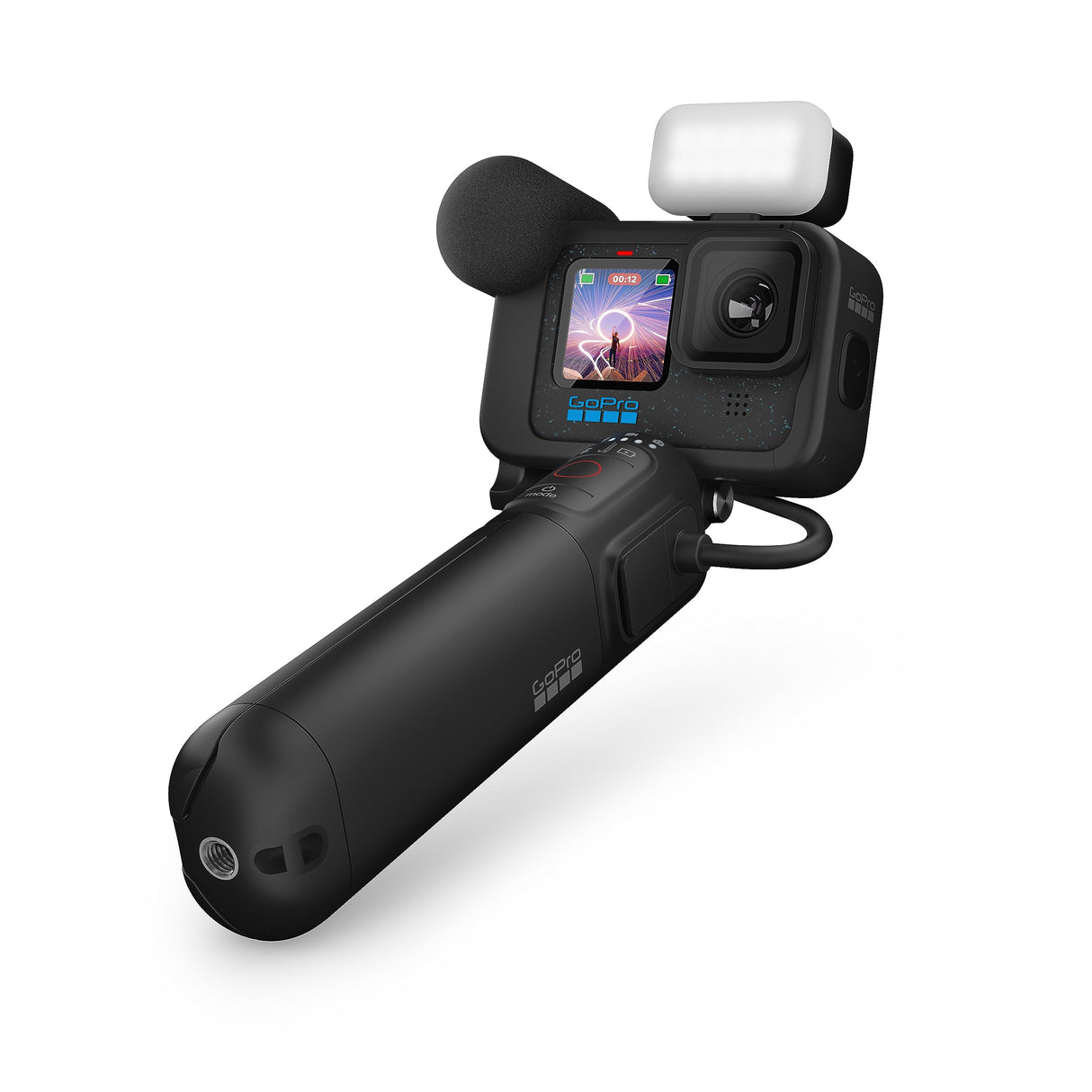 GoPro HERO12 Black Creator Edition: Incluye HERO12 Black, Volta (Agarre de batería, trípode, Control Remoto), Media Mod, Light Mod, batería Enduro y Estuche de Transporte