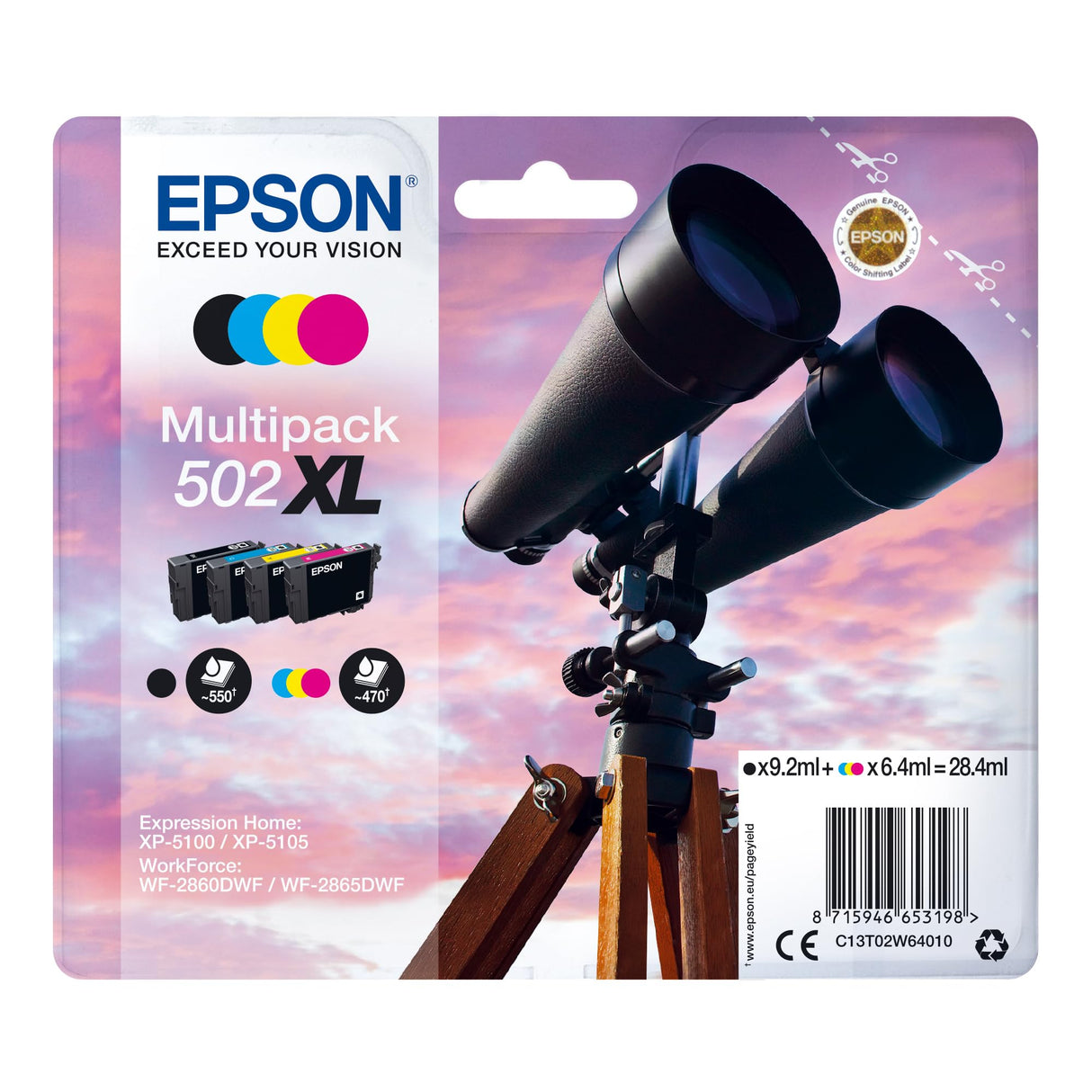Epson Tinta adecuado para XP5100, MultiColor, XL