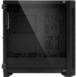 Sharkoon ELITE SHARK CA200M - Caja de Ordenador, PC Gaming, Torre E-ATX, Negro