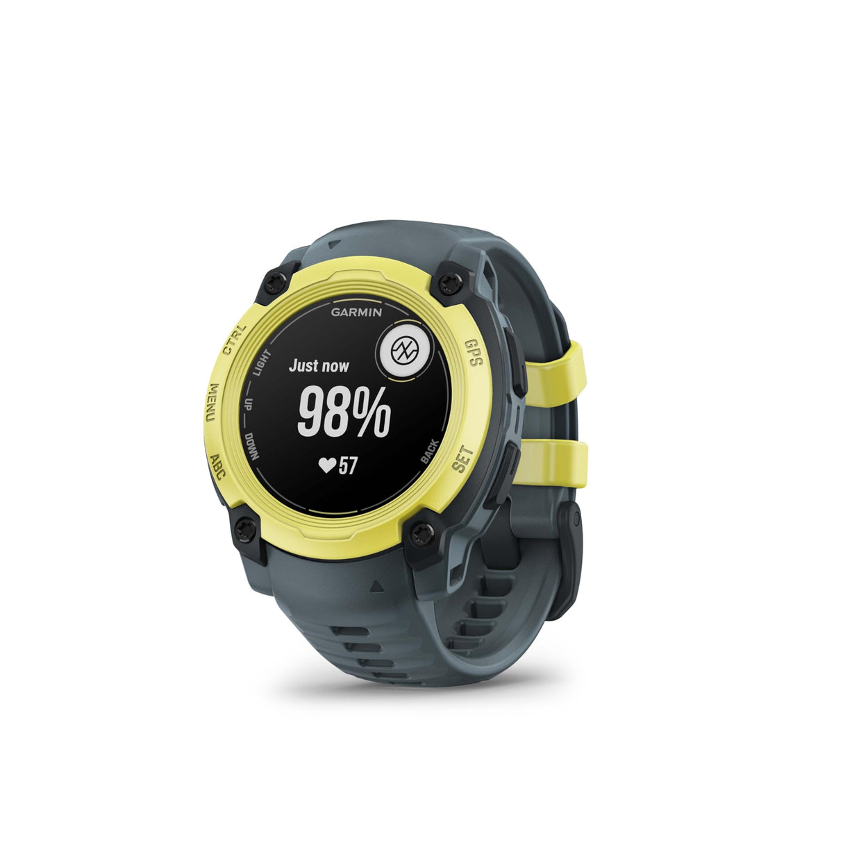 Garmin Instinct E, Reloj Inteligente con GPS, 40 mm, Resistente al Agua, Aplicaciones Deportivas integradas, Monitorización de la Salud, Notificaciones Inteligentes, Amarillo