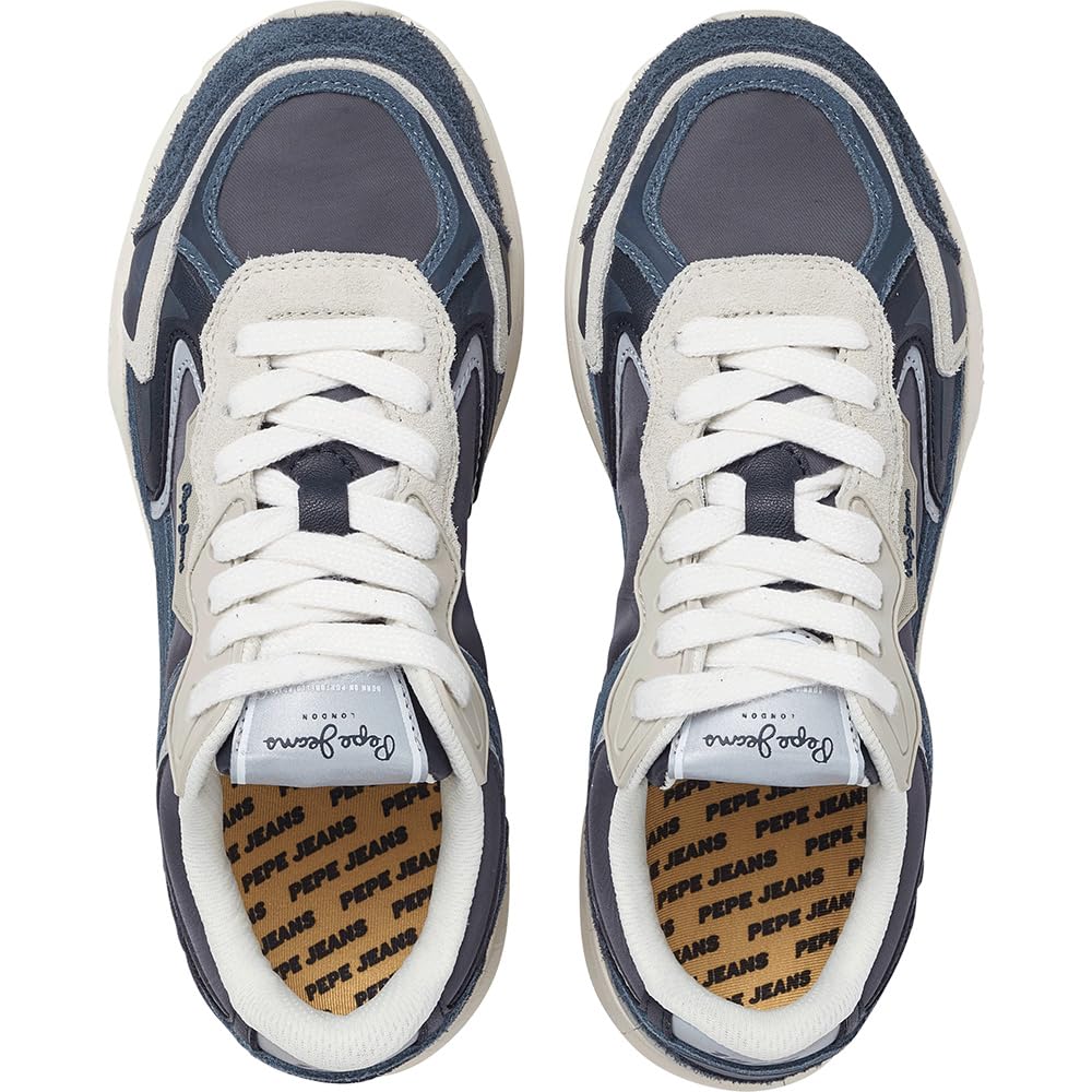 Pepe Jeans Dave Retro W, Sneak Mujer, Blue Navy, 38 EU