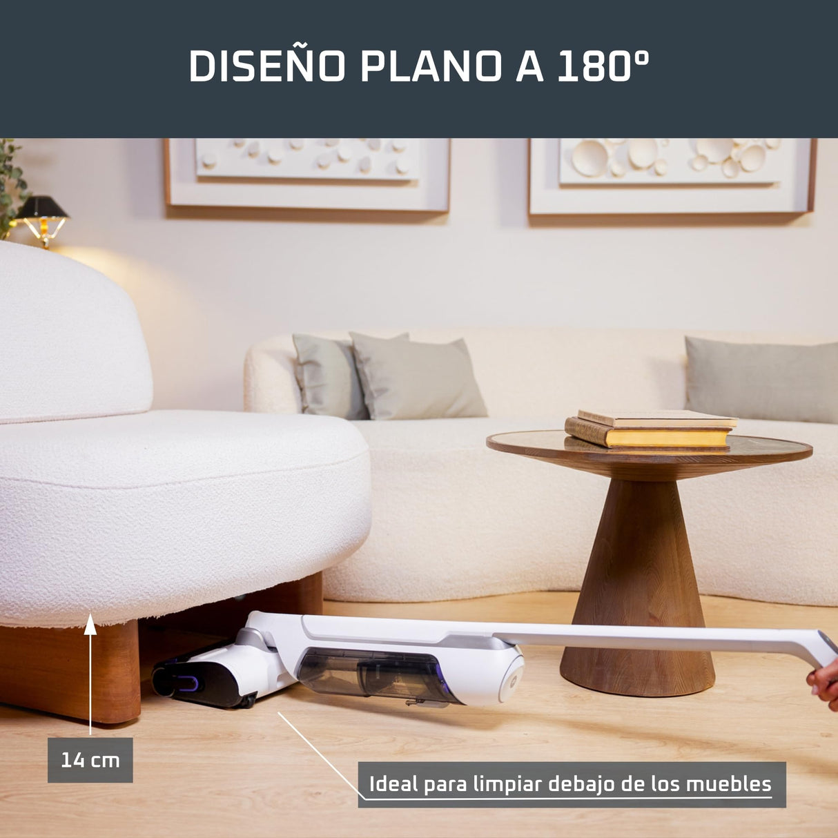 Rowenta X-Clean 10, Fregona Eléctrica Sin Cable con Tecnología Wet & Dry, Autolimpieza y Secado Automático, tecnología Dual Edge, gran autonomía y pantalla LED, incluye filtro adicional, YY5785FE
