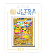 Pikachu ex 247/191 Teracristal Oro Secreta - Ultraboost X Écarlate et Violet 8 - Étincelles Déferlantes Box de 10 Cartas Pokémon Francés
