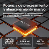 Motorola Moto g15 12GB (4GB+8GB RAM Boost)/128GB Naranja, España, Pantalla de 6,72” FHD+, Sistema de cámaras de 50 MP y Objetivo Ultra Gran Angular, Batería 5200 mAh, Carga TurboPower, Soft Luxe