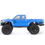 Axial RC Truck 1/10 SCX10 III Base Camp 4WD Rock Crawler RTR Cepillado (batería y Cargador no incluidos), Azul, AXI03027T1