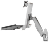 Icy Box ms600 de W – Soporte de Pared para un Monitor hasta 24 Pulgadas (61 cm) Diagonal con Teclado y Soporte de ratón