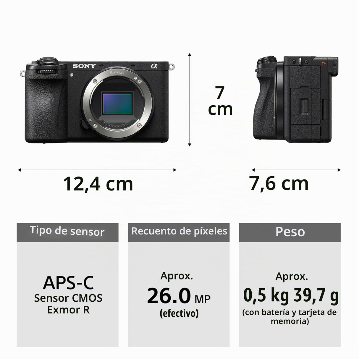 Kit Sony Alpha 6700 para fotografía de Fauna (APS-C) con Objetivos 16-50 II y 70-350 mm