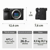 Kit Sony Alpha 6700 para fotografía de Fauna (APS-C) con Objetivos 16-50 II y 70-350 mm