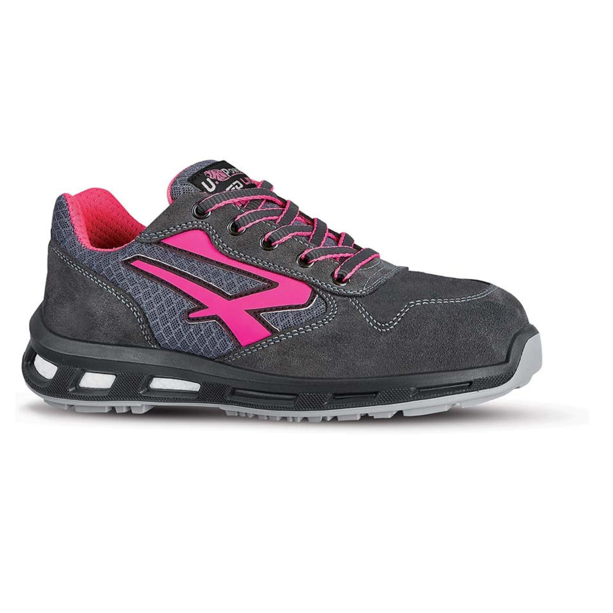 U-Power Red Lion Verok, Adventure, zapatos de seguridad unisex, ligeros, flexibles, antipinchazos, antideslizantes, con inserto Infinergy, con puntera de aluminio - Pink Rose 41