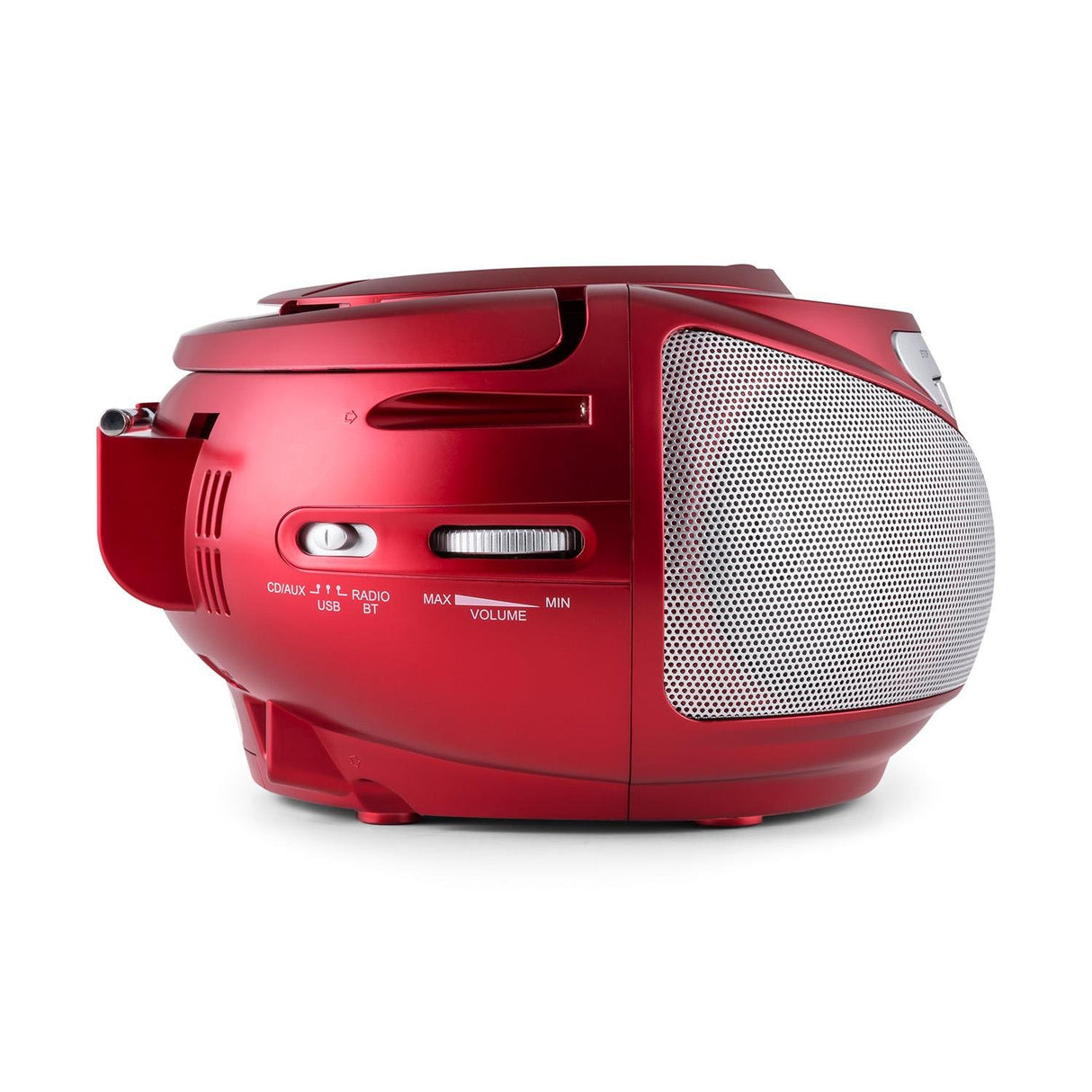ONECONCEPT Groovie Boombox - Reproductor de música portátil (Reproductor de CD, MP3)