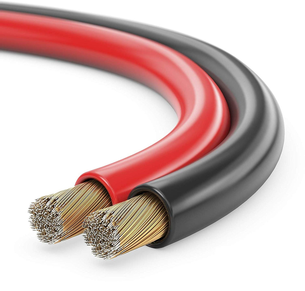 Sonero S-SC2400RB-100 Cables para Altavoces CCA, 100m, Rojo/Negro